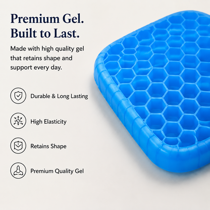 ComfortGrid™ Premium Gel Seat Cushion | Office, Car & Home
